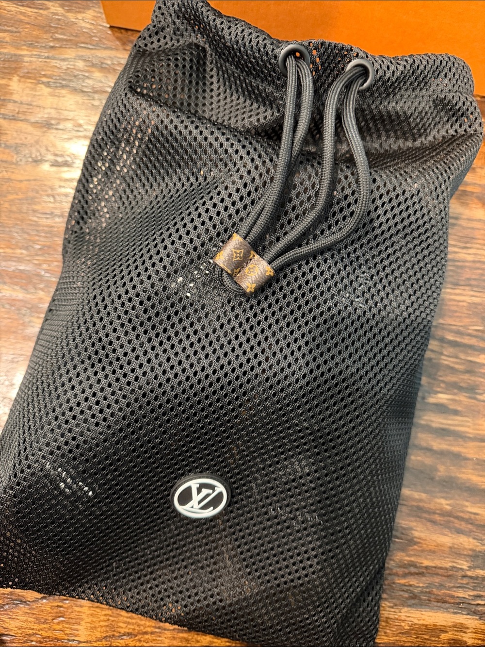 Authentic Louis Vuitton Brown & Black Monogram Women’s Low-Top Sneakerina - Picture 5 of 6
